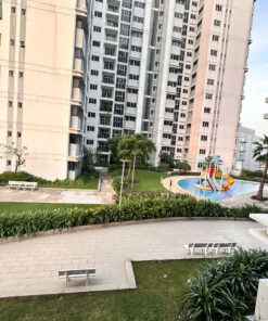 Cho thuê chung cư The Habitat B1-3A-01 căn góc view hồ bơi 78m2